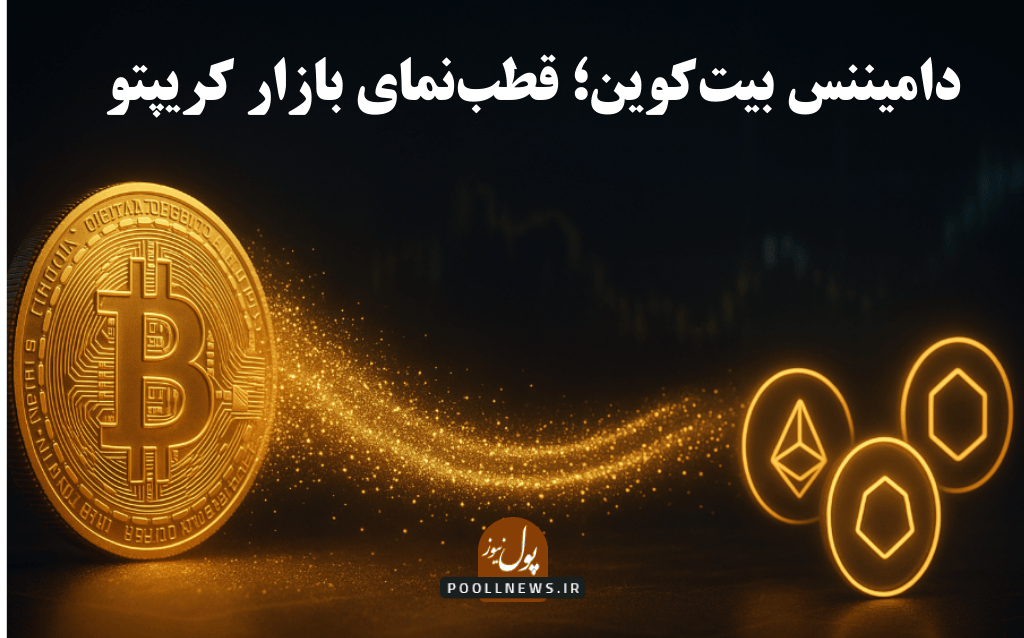 تصویری از بیت کوین و تاثیر دامیننس آن بر ارزهای دیگر