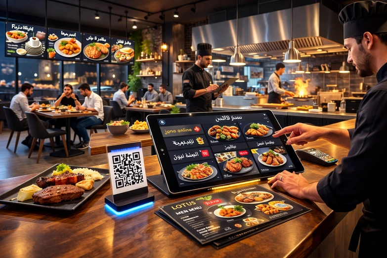 امکانات تخصصی منو آنلاین لوتوس برای رستوران‌ ها