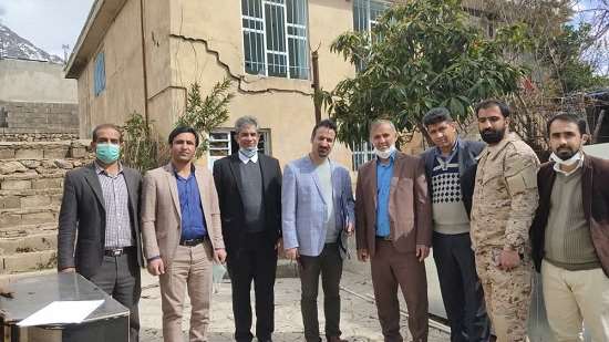 بازدید مدیر بیمه های آتش سوزی بیمه 