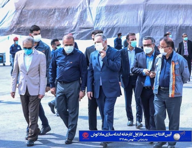 شركت مادكوش با تسهيلات بانك صنعت و معدن به بهره برداري رسيد