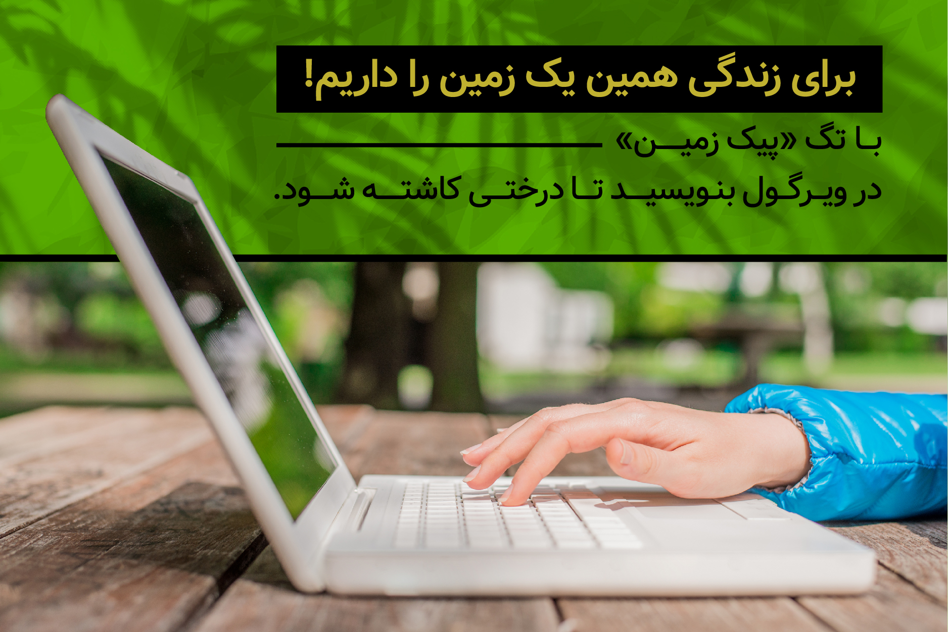 آغاز کمپین محیط زیستی بانک ایران زمین / با نوشتن، درخت بکار!