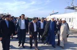 سرپرست سازمان منطقه آزاد کیش وارد بندر چارک شد سرپرست سازمان منطقه آزاد کیش وارد بندر چارک شد