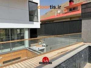 نرده شیشه ای تراس