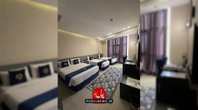 ​اتاق نورگیر چهار تخته هتل سه ستاره آریو مشهد