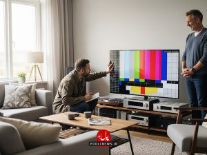 تست عملکرد دستگاه صوتی و تصویری توسط سمسار