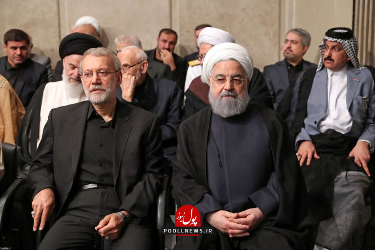 حسن+روحانی+علی+لاریجانی