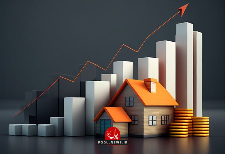 House on a pile of coins. 3d illustration